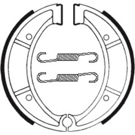 Machoires de frein TECNIUM BA117 organique