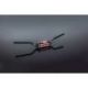 Guidon Ø36mm sans barre RENTHAL R-Works Fatbar®36 Villopoto/Stewart noir/mousse noire