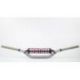 Guidon Ø28,6mm avec barre RENTHAL Twinwall Ricky Carmichael High titane/mousse noire