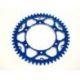 Couronne ART 51 dents alu ultra-light anti-boue pas 520 type 251 bleu