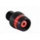 Embouts de guidon Lightech devil series alu rouge Aprilia RSV 1000