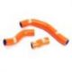 Durites de radiateur SAMCO type origine orange - 3 durites KTM/Husqvarna