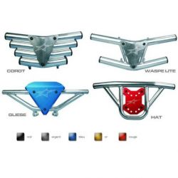 Bumper CROSS-PRO Corot plaque bleue Suzuki LT -Z400 Quadsport