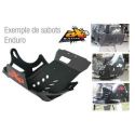 Sabot enduro AXP PHD 6mm noir Yamaha WR250F