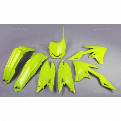 Kit plastiques UFO jaune fluo Suzuki RM-Z250