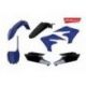 Kit plastiques polisport bleu/noir yamaha yz250/450f