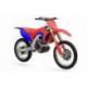 Kit plastiques polisport rouge/bleu honda crf250/450r