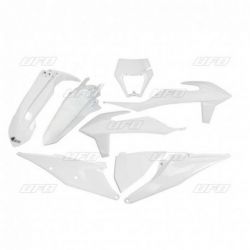 Kit plastiques UFO blanc KTM EXC/EXC-F