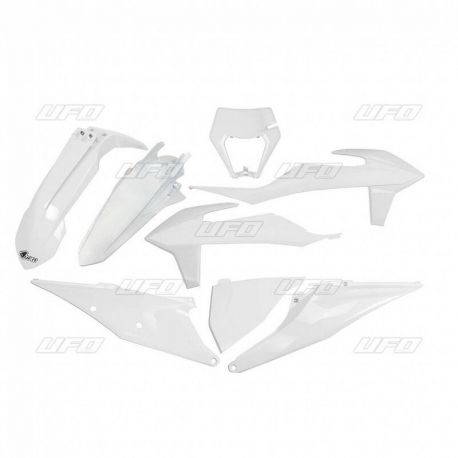 Kit plastiques UFO blanc KTM EXC/EXC-F