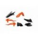 Kit plastique POLISPORT MX orange/noir KTM SX/SX-F