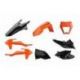 Kit plastique POLISPORT Enduro orange/noir KTM EXC/EXC-F