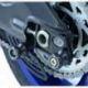 Pions de bras oscillant R&G RACING avec platine noir Yamaha YZF-R1