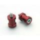 Pions de bras oscillant R&G RACING M6 rouge