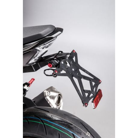 Support de plaque LIGHTECH noir Kawasaki Z900