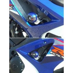 Kit fixation crash pad pour GSXR1000 2007, fixation sur cadre, avec platine de fixation alu