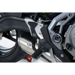 Adhésif anti-frottement R&G RACING platine talon noir (2 pièces) Kawasaki Z650