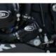 Couvre-carter gauche (pompe à eau) R&G RACING noir GSX-R 1000