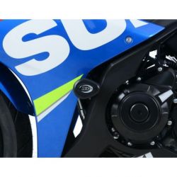 Tampons de protection R&G RACING Aero noir (sans perçage) Suzuki GSX250R