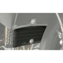 Protection de radiateur (huile) R&G RACING noir Triumph Speed 94/R / Speed Triple 1050/R