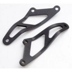 Patte de fixation de silencieux R&G RACING noir Aprilia