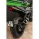 Support de plaque ACCESS DESIGN "ras de roue" noir Kawasaki Z900RS