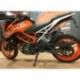 Support de plaque V PARTS noir KTM Duke 125/200/390