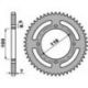 Couronne PBR 51 dents acier standard pas 428 type 467M