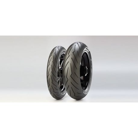 Pneu PIRELLI Diablo Rosso III (F) (D) STD + Ducati Monster 1200/1200S, Monster 821 120/70 ZR 17 M/C (58W) TL