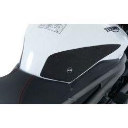 Kit grip de réservoir R&G RACING 2 pièces noir Triumph Speed Triple RS