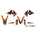 Kit déco KUTVEK Tracx orange KTM SX85