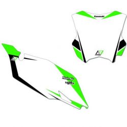 Fonds de plaques BLACKBIRD Graphic Kawasaki KX250F