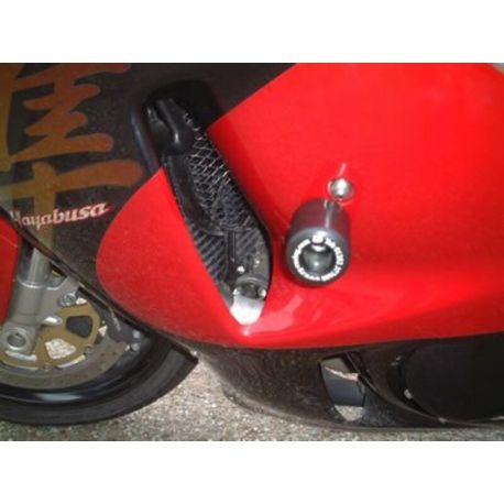 Tampons de protection R&G RACING Classic noir Suzuki GSX1300 Hayabusa