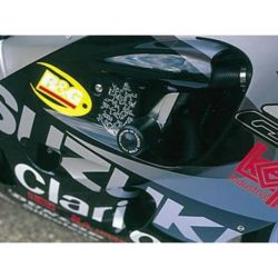 Tampon de protection R&G RACING Classic blanc Suzuki GSX-R600