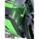 Grille de collecteur R&G RACING alu vert Kawasaki Ninja 650