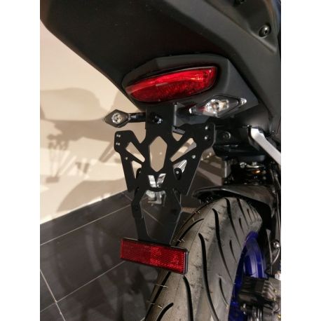 Support de plaque V PARTS noir Yamaha MT-125/YZF-R 125