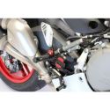 Commandes reculées ajustables GILLES VCR38GT noir Ducati Panigale 959