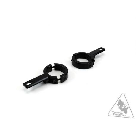 Support éclairage DENALI tubes de fourche Ø39-49mm noir