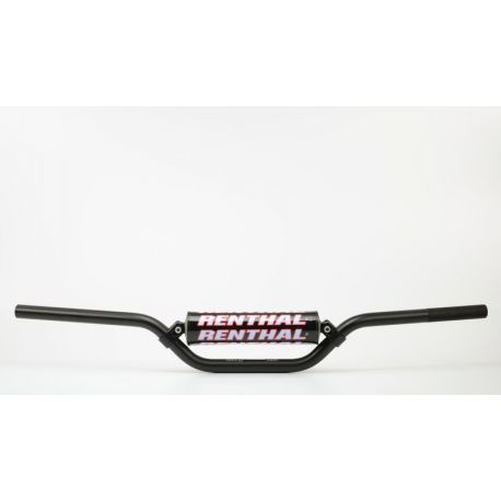 Guidon Ø22,2mm avec barre RENTHAL Classic Mini MX noir/mousse noire KTM SX60/65