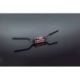 Guidon Ø36mm sans barre RENTHAL R-Works Fatbar®36 Villopoto/Stewart noir/mousse noire