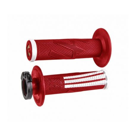 Revêtements ODI Emig Pro V2 Lock-On rouge/blanc