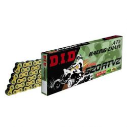 Chaîne de transmission D.I.D 520 atv2 or/noir 104 maillons