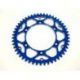 Couronne ART 51 dents alu ultra-light anti-boue pas 520 type 251 bleu