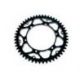 Couronne ART 48 dents alu ultra-light anti-boue pas 520 type 8000 noir