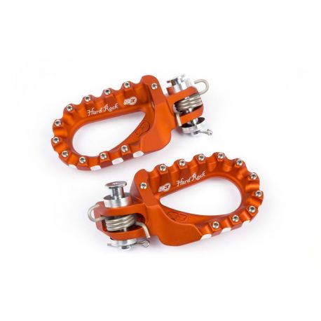 Repose-pieds S3 Hard Rock Enduro aluminium orange