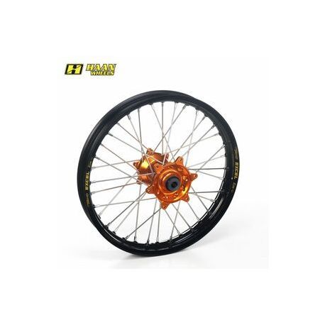 Roue arrière HAAN WHEELS SM Tubeless 17x5.00x36T noir/orange/argent