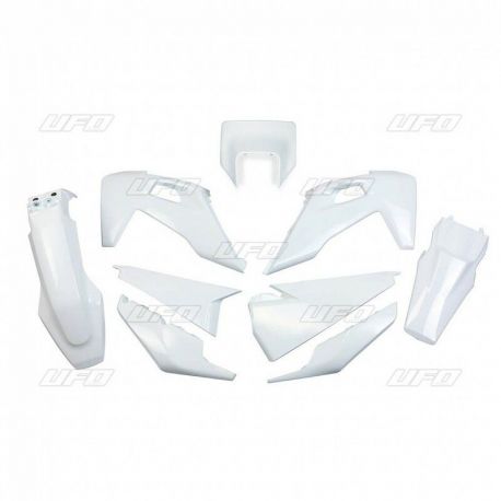 Kit plastiques UFO blanc Husqvarna FE/TE