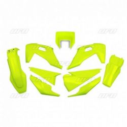 Kit plastiques UFO jaune fluo Husqvarna FE/TE