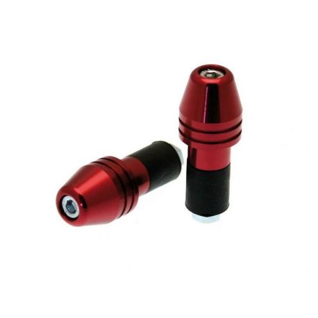 Embouts de guidon BIHR Rocket Ø18mm rouge