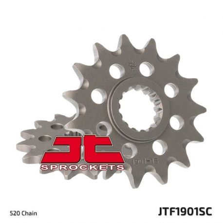 Pignon JT SPROCKETS 13 dents acier anti-boue pas 520 type 1901SC KTM EXC125