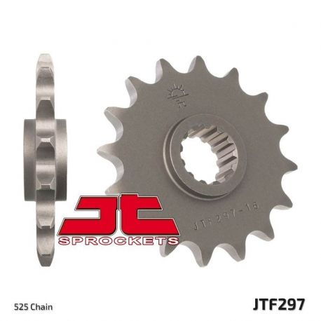 Pignon JT SPROCKETS 15 dents acier pas 525 type 297 Honda